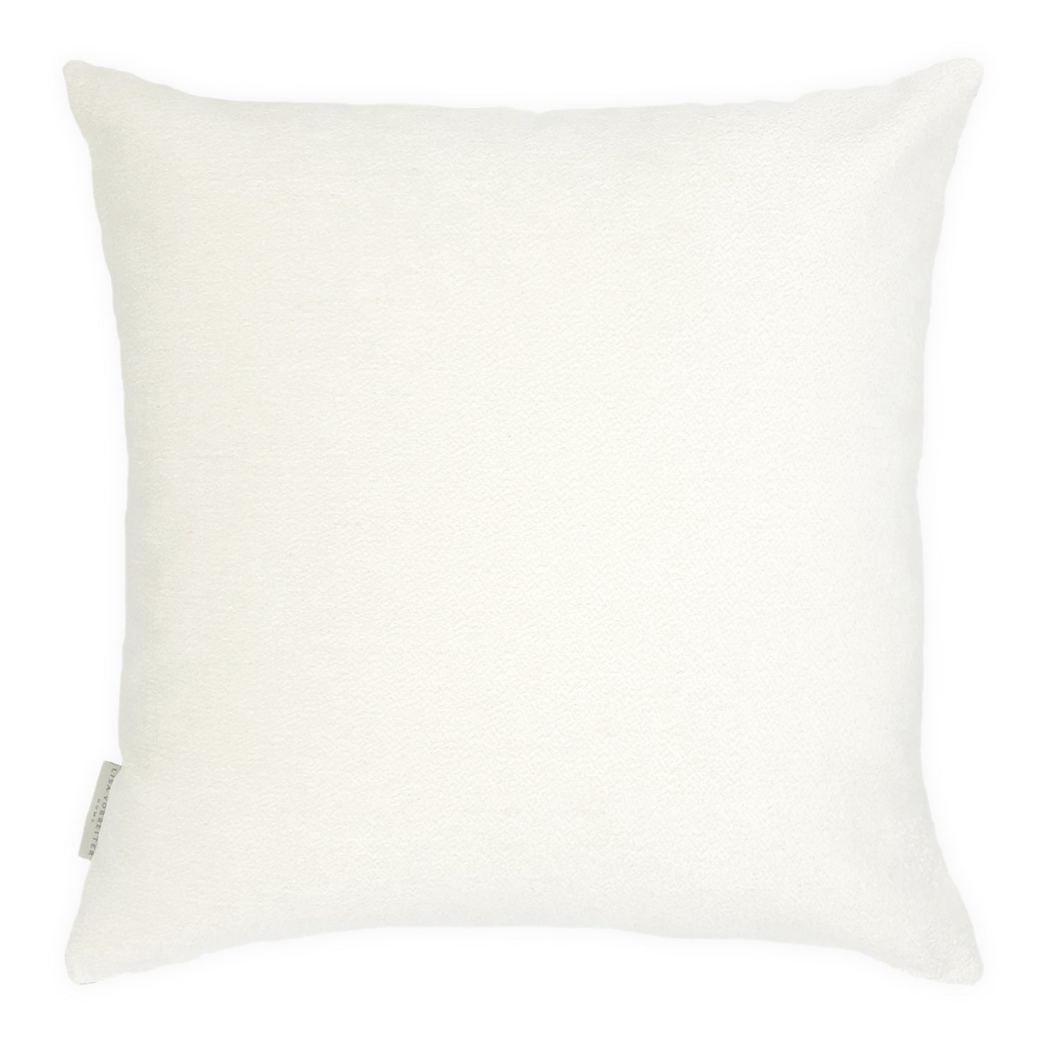 Grey & White Velvet Kilim Style Cushion, Reversible - 50x50cm