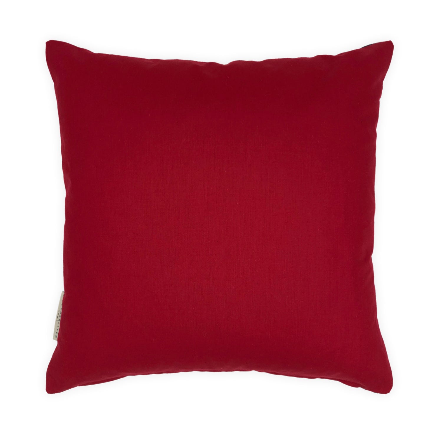 Navy Blue & Red Novelty Robot Print Cushion, Reversible - 40x40cm