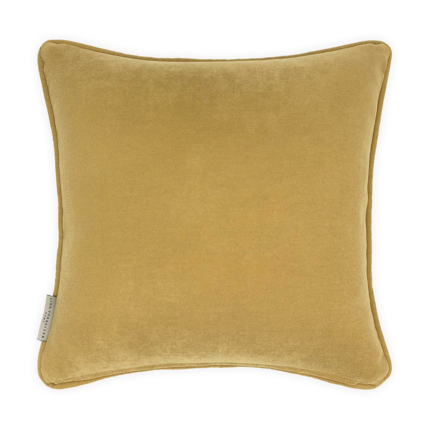 Checked Multicoloured Herringbone Linen Cushion, Reversible - 40x40cm