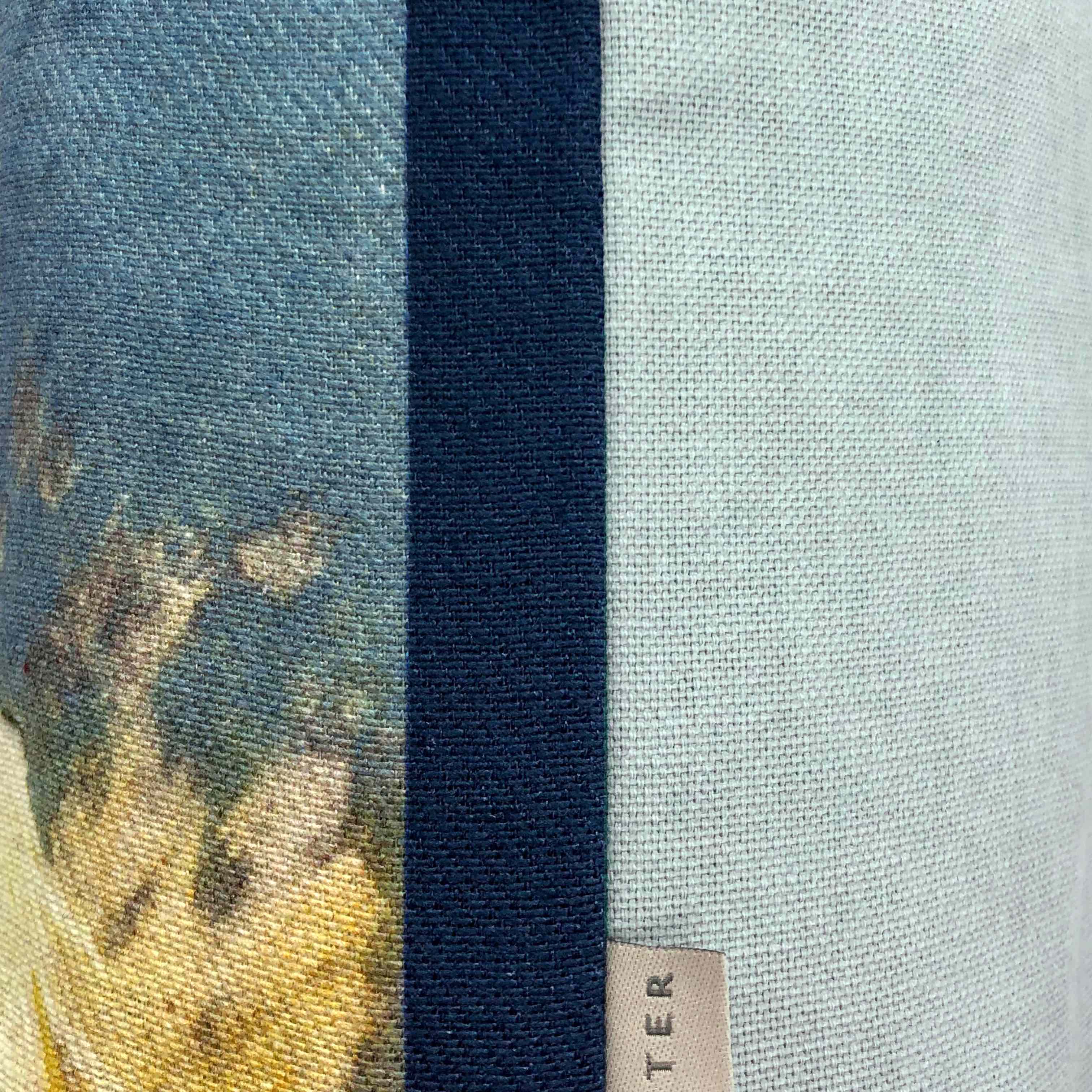 Mounted Native American Multicoloured Novelty Cushion, Reversible - 35x35cm