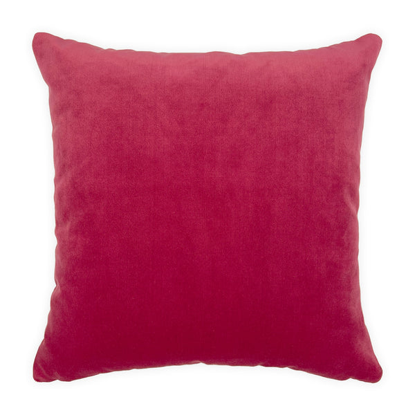 Pink & Beige Jacquard Cushion, Reversible - 45x45cm