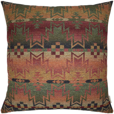 Vintage Mulberry Home Large Kilim Style Wool Bolster Cushion - 70x70cm