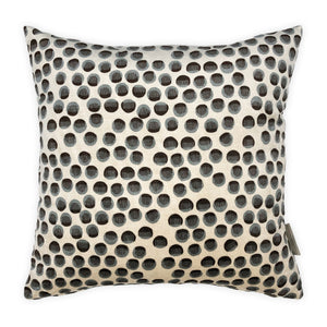 Multicoloured Spotted Velvet Cushion - 45x45cm