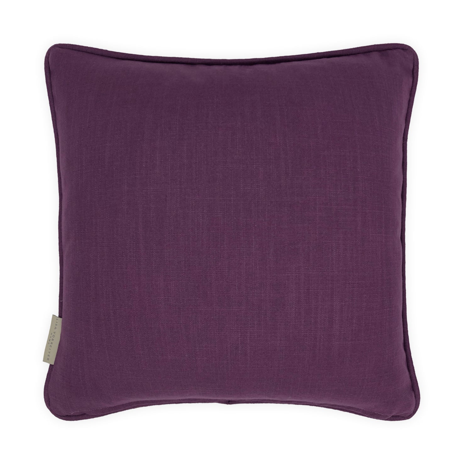Bright Multicoloured Kilim Style Linen Cushion, Reversible - 40x40cm
