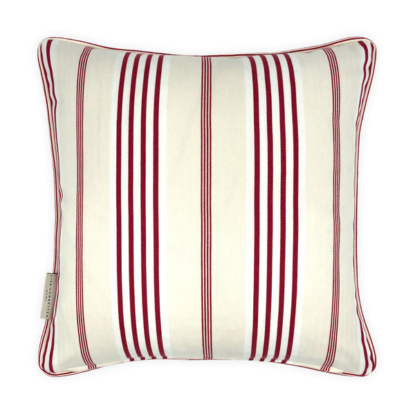 Red, Green & Blue Cashew Nut Tree Cotton Cushion, Reversible 40x40cm