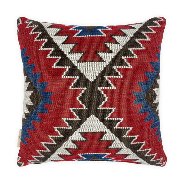 Multicoloured Woven Kilim Cushion - 40x40cm