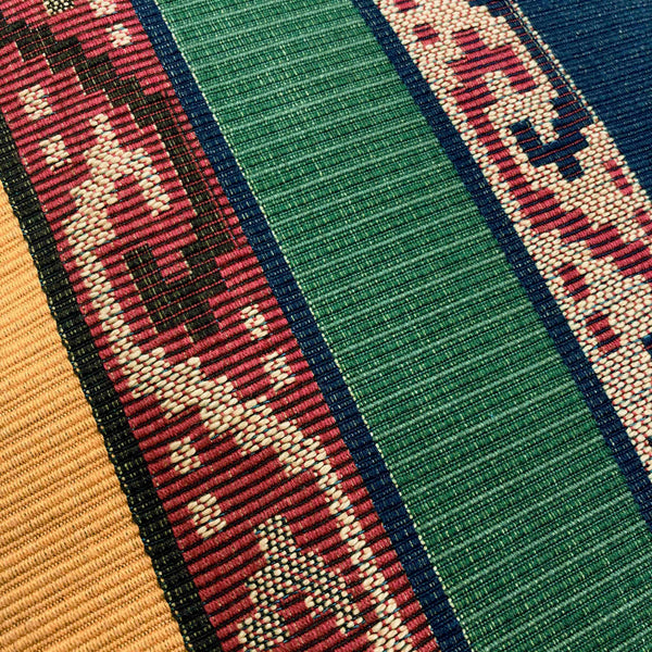 Multicoloured Striped Kilim Cushion - 50x50cm