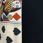 Playing Cards Print Cushion, Reversible - 40x60cm