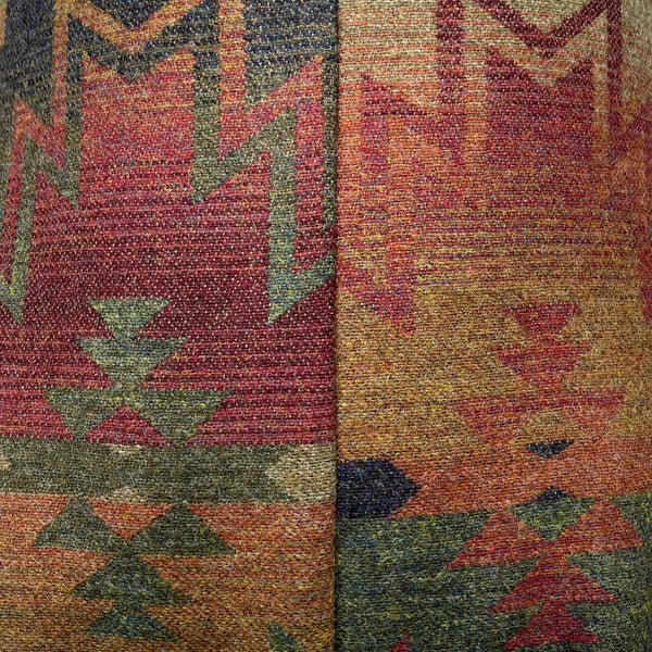 Vintage Mulberry Home Large Kilim Style Wool Bolster Cushion - 70x70cm